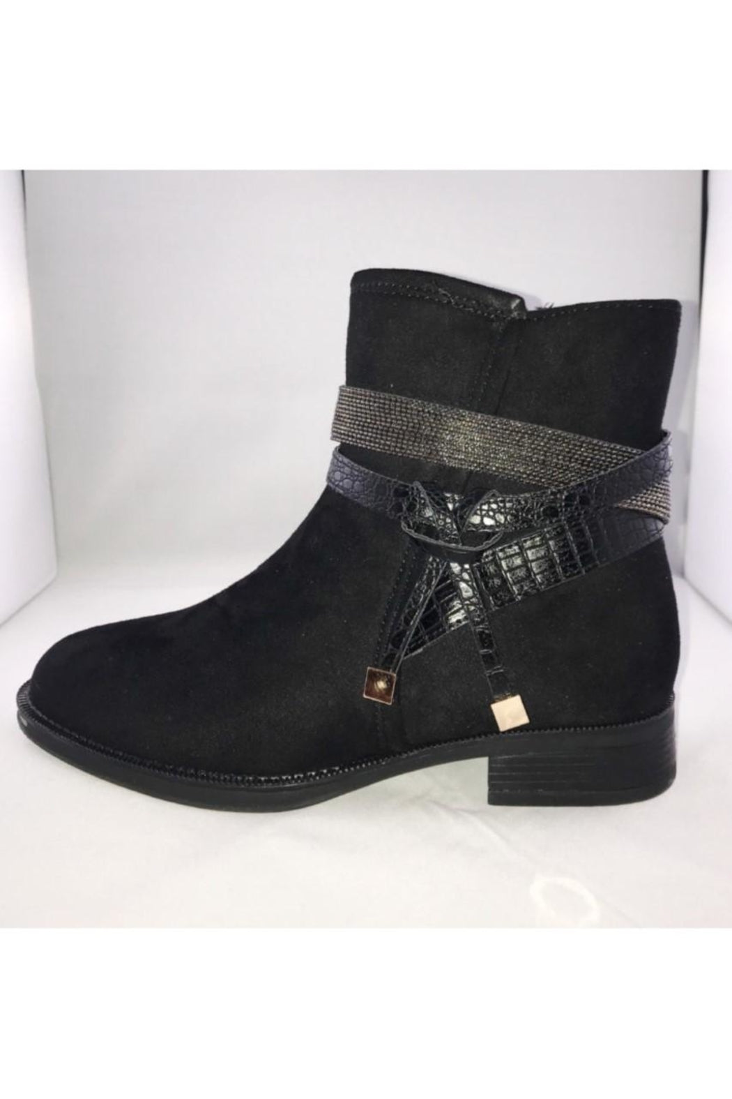 Faux Suede Bootie