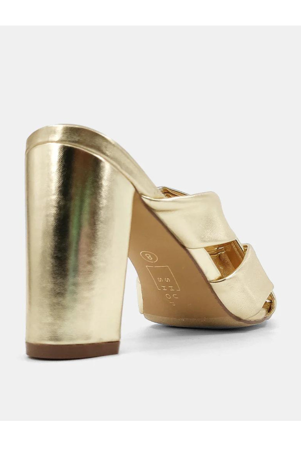 Guadalupe Metallic Heel