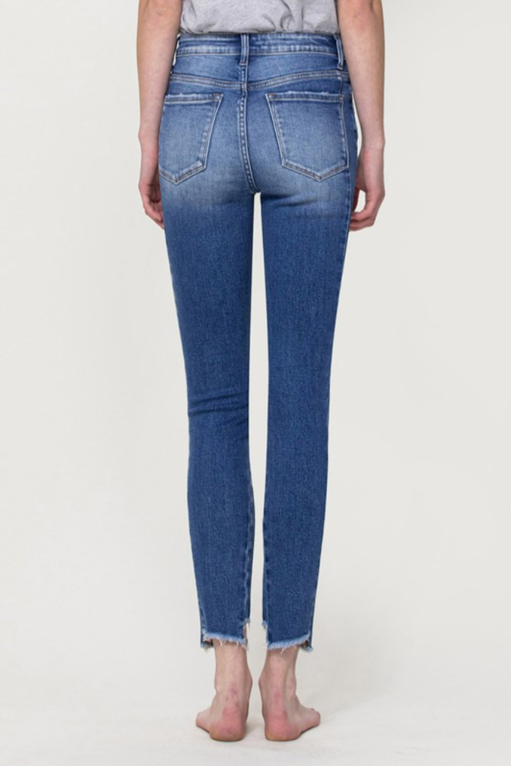 Haylie Ripped Bottom Jeans