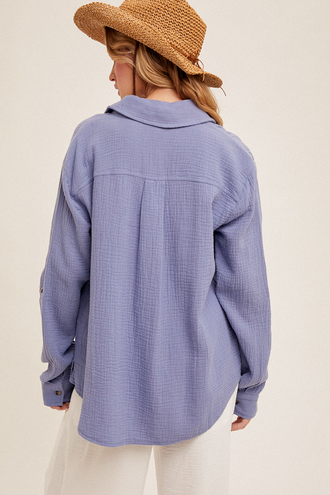 Dusty Blue Shirt