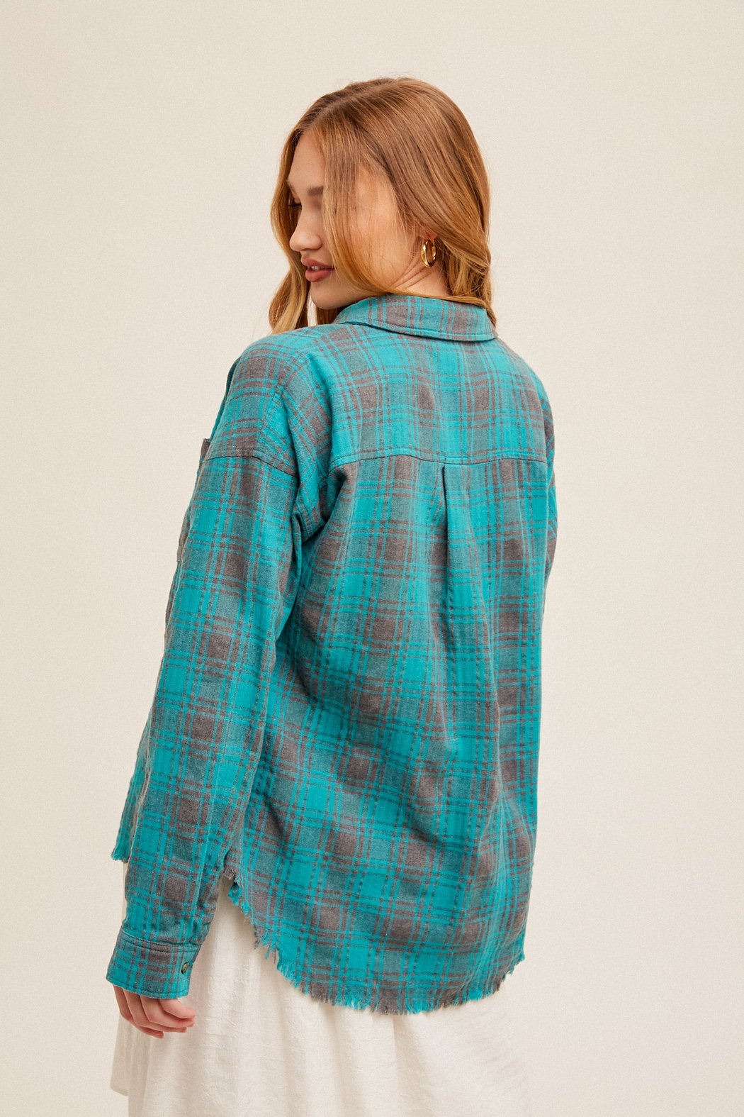 Jade Plaid Shirt