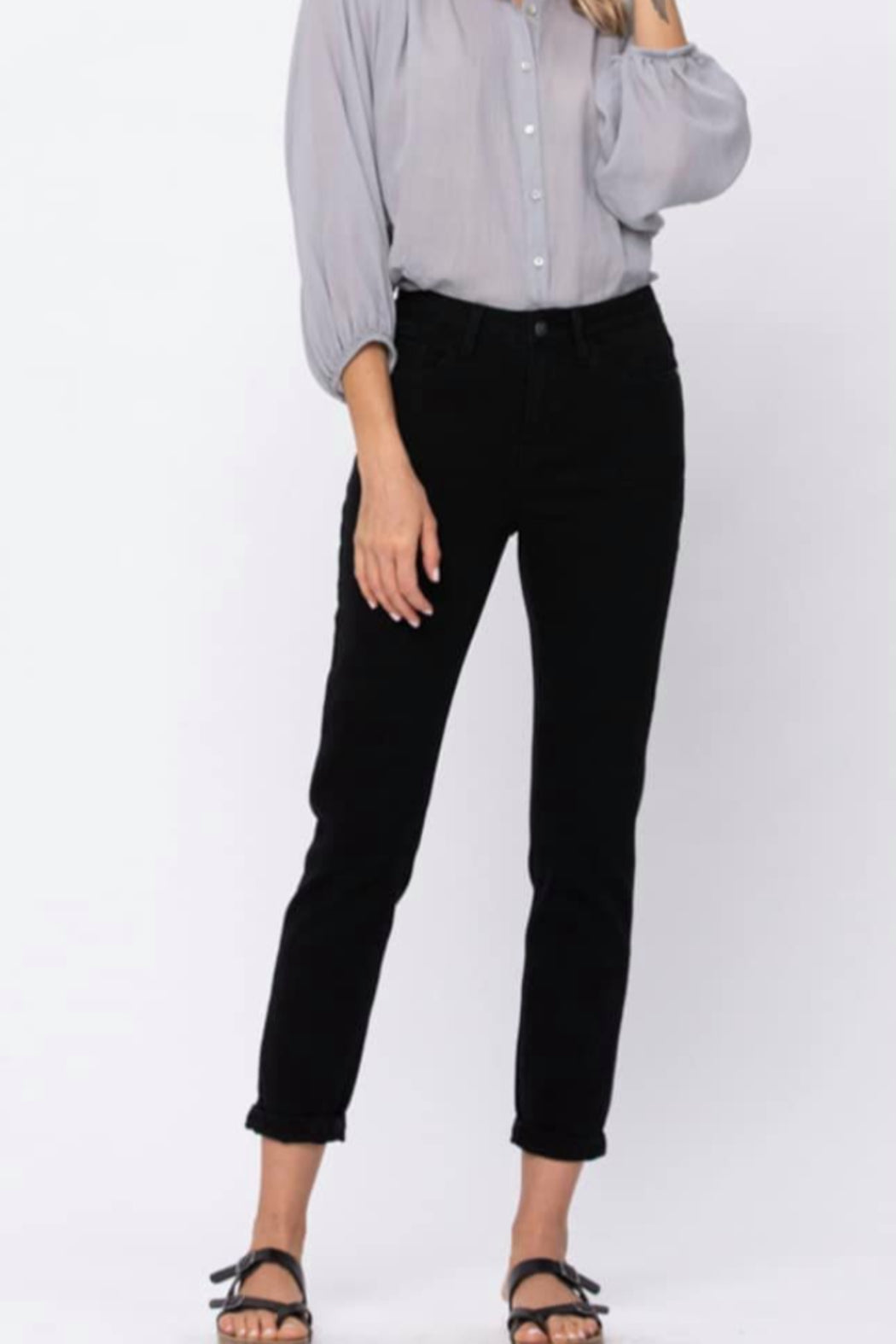 Hi-Rise Boyfriend Jean