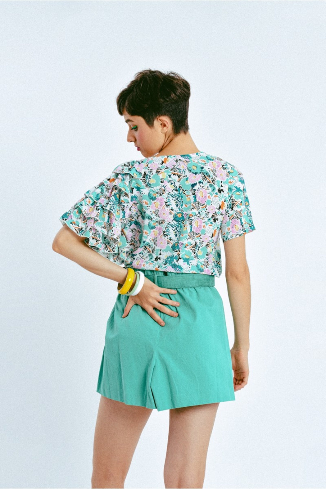 HIGH WAISTED UTILITY SKORT