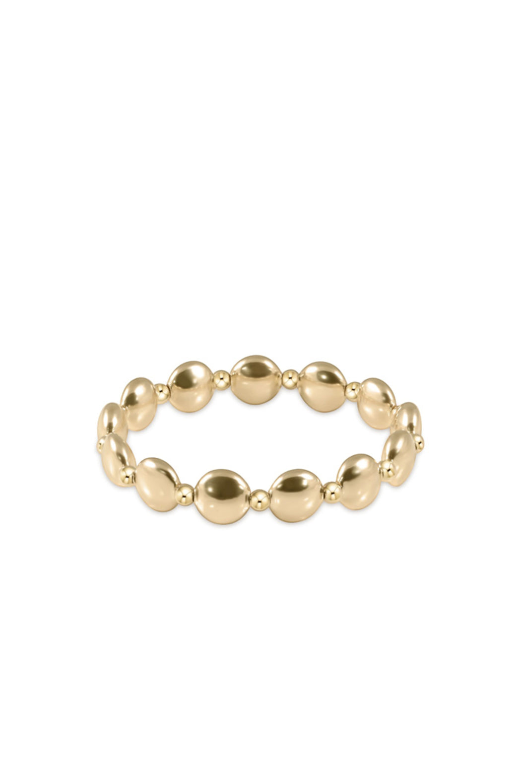 Honesty Gold Grateful 10MM Bead Bracelet
