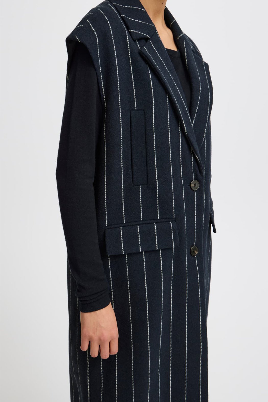 Jannet Pinstripe Waistcoat