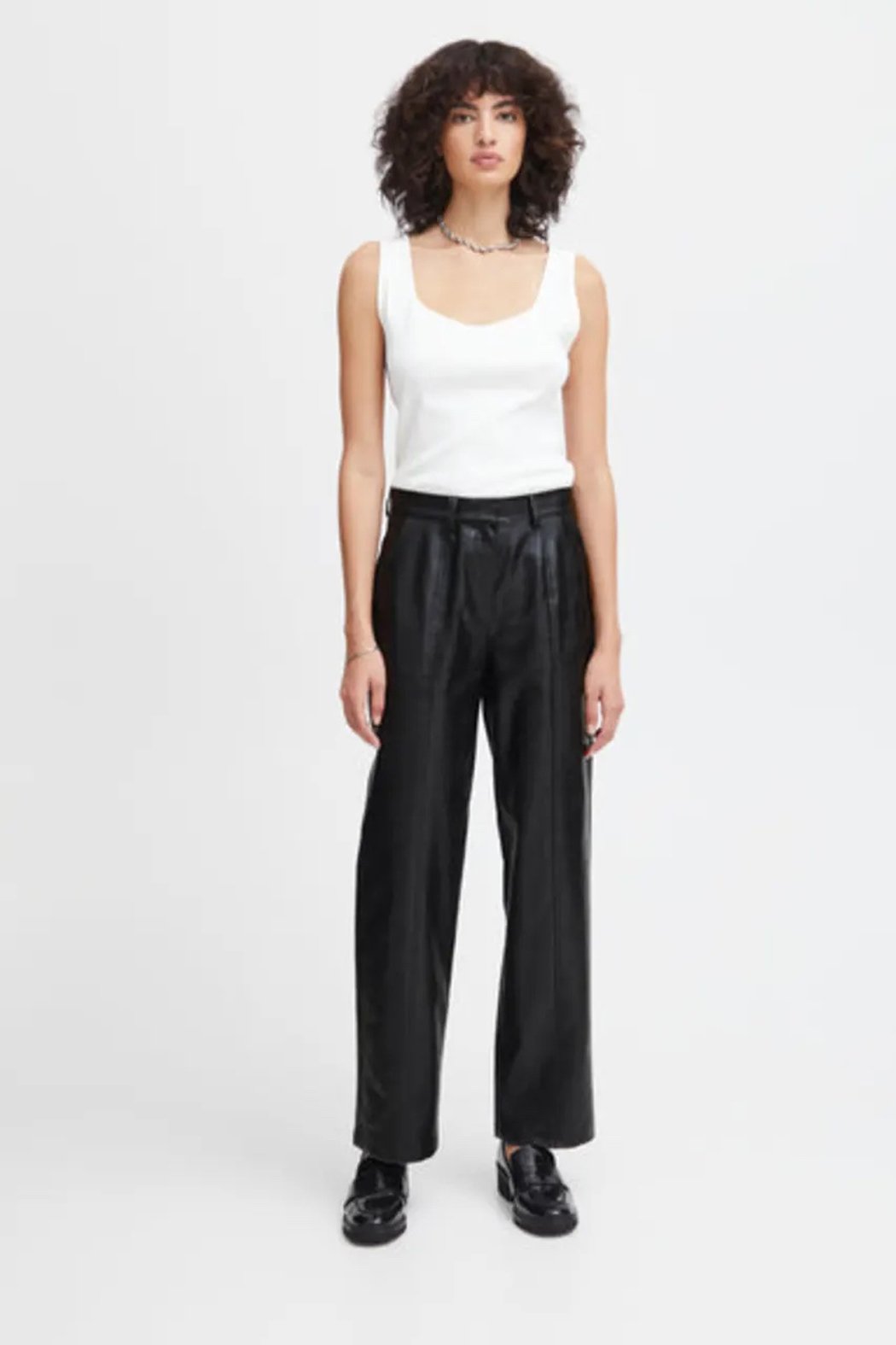 Leani Faux Leather Trouser