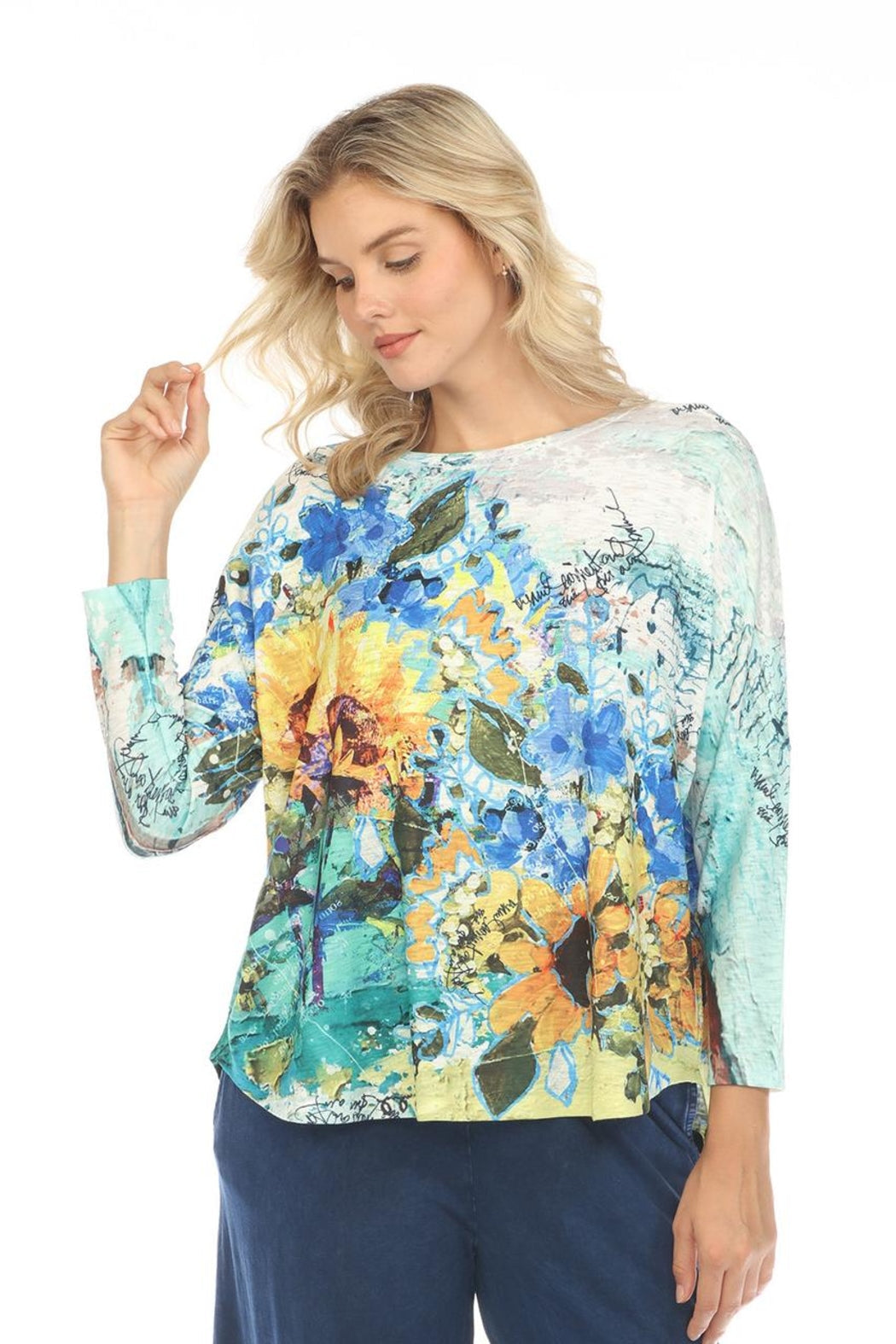 Sunflower Notes Top