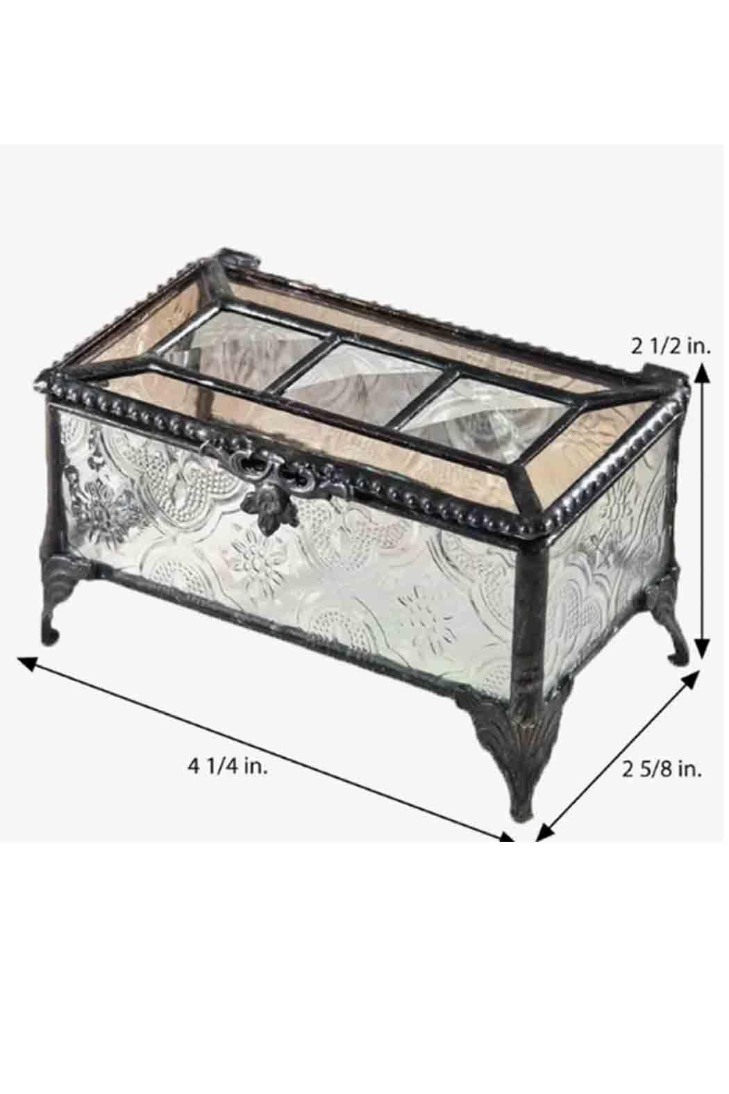 Glass Jewelry Box
