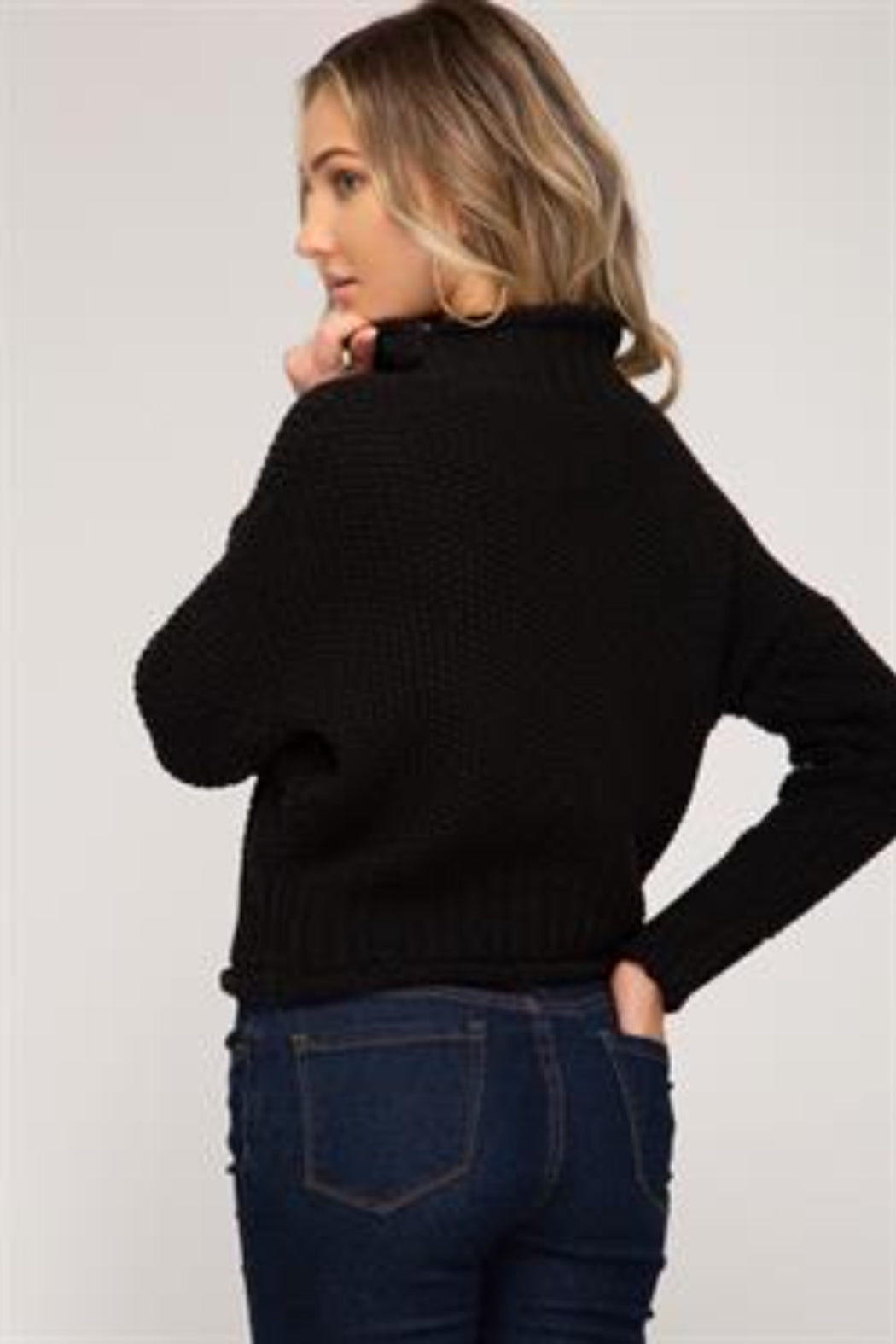 Knit Turtleneck Sweater