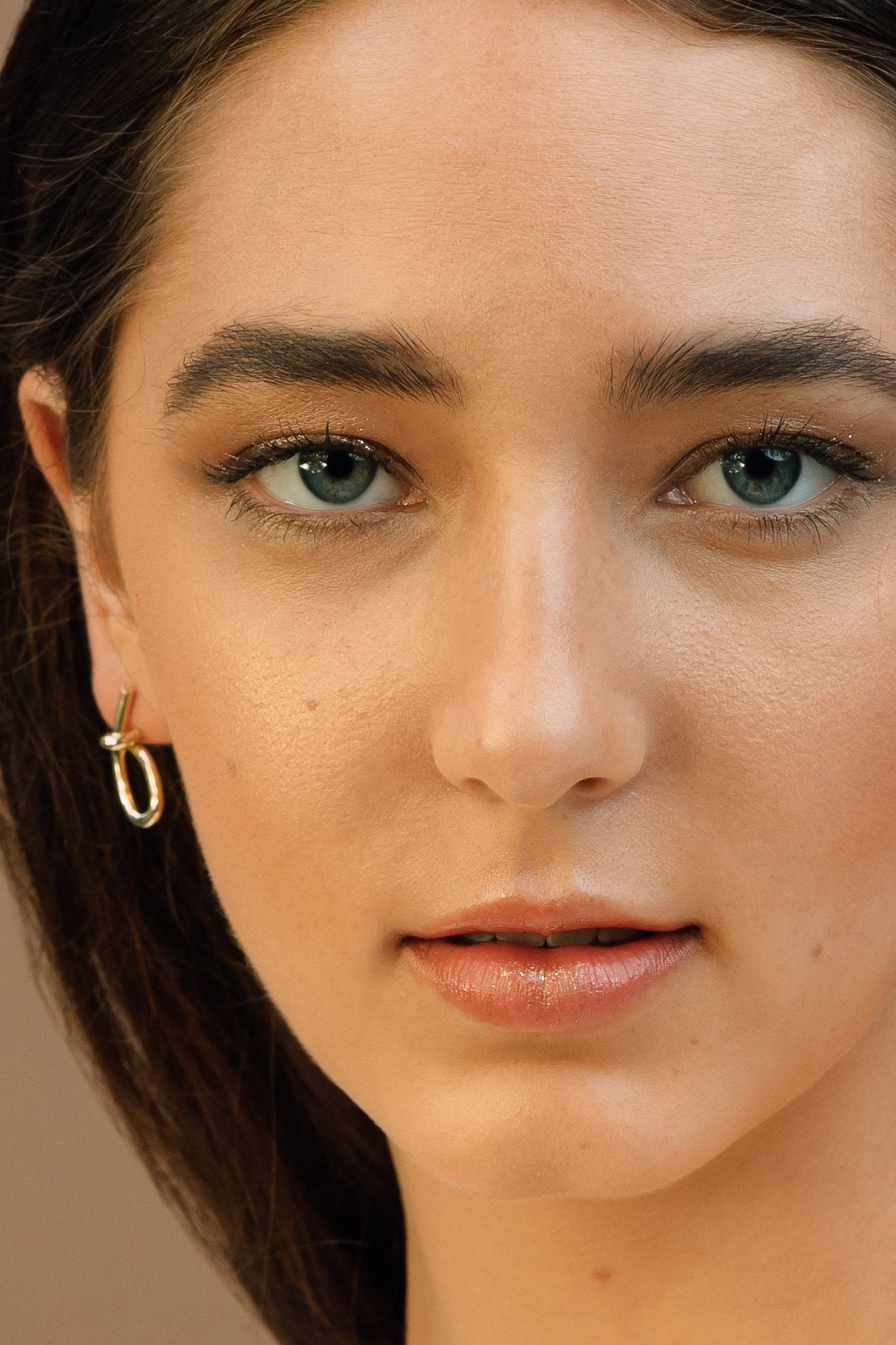Knotted Gold Earrings - Ella