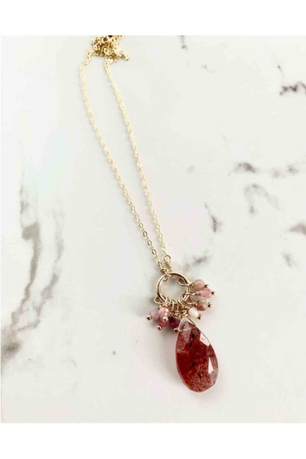 Strawberry Quartz Necklace