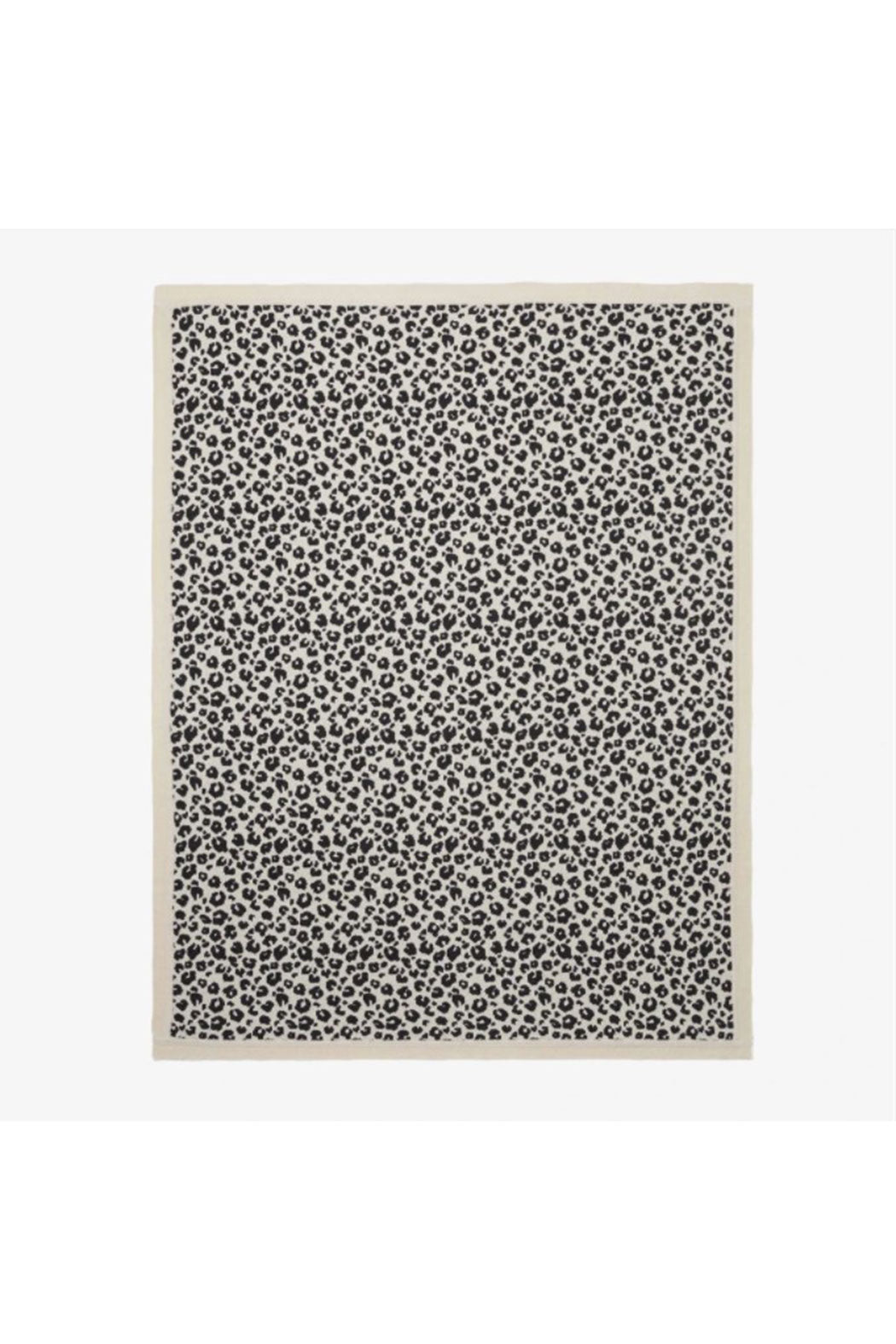 Leopard Print Knit Blanket