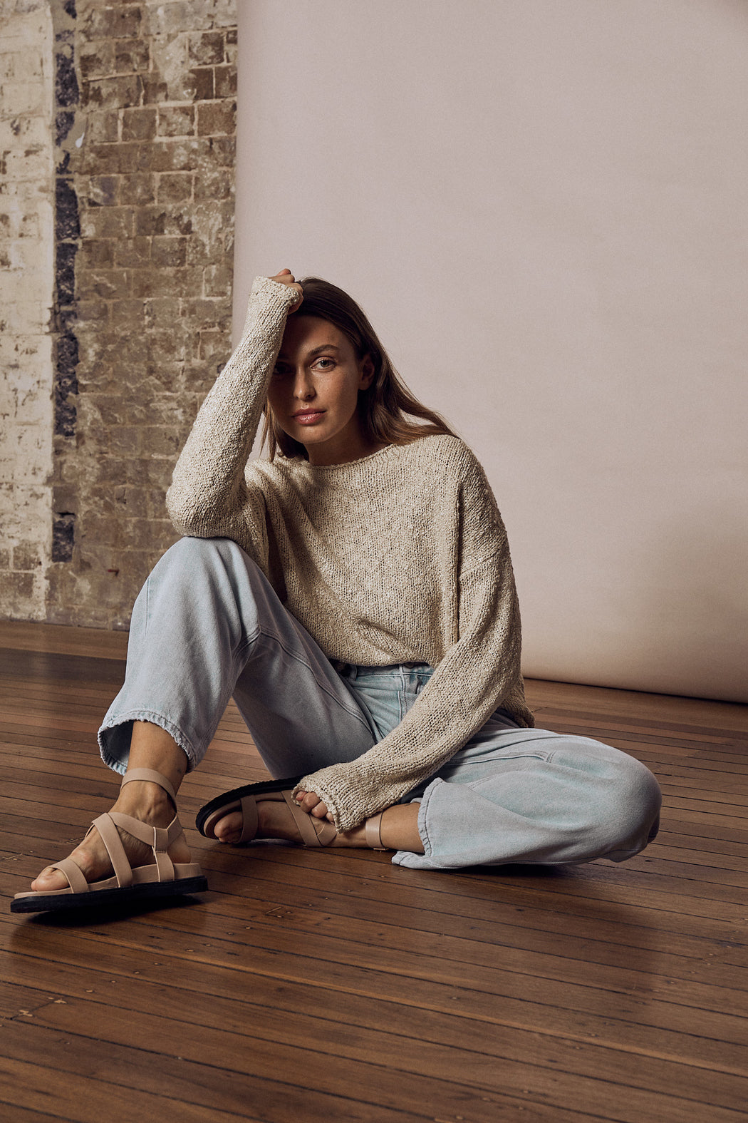 Natural Relaxed Sweater