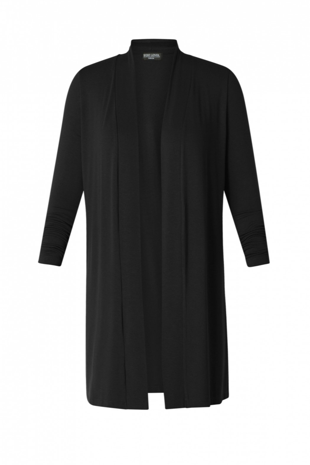 Long open front cardigan