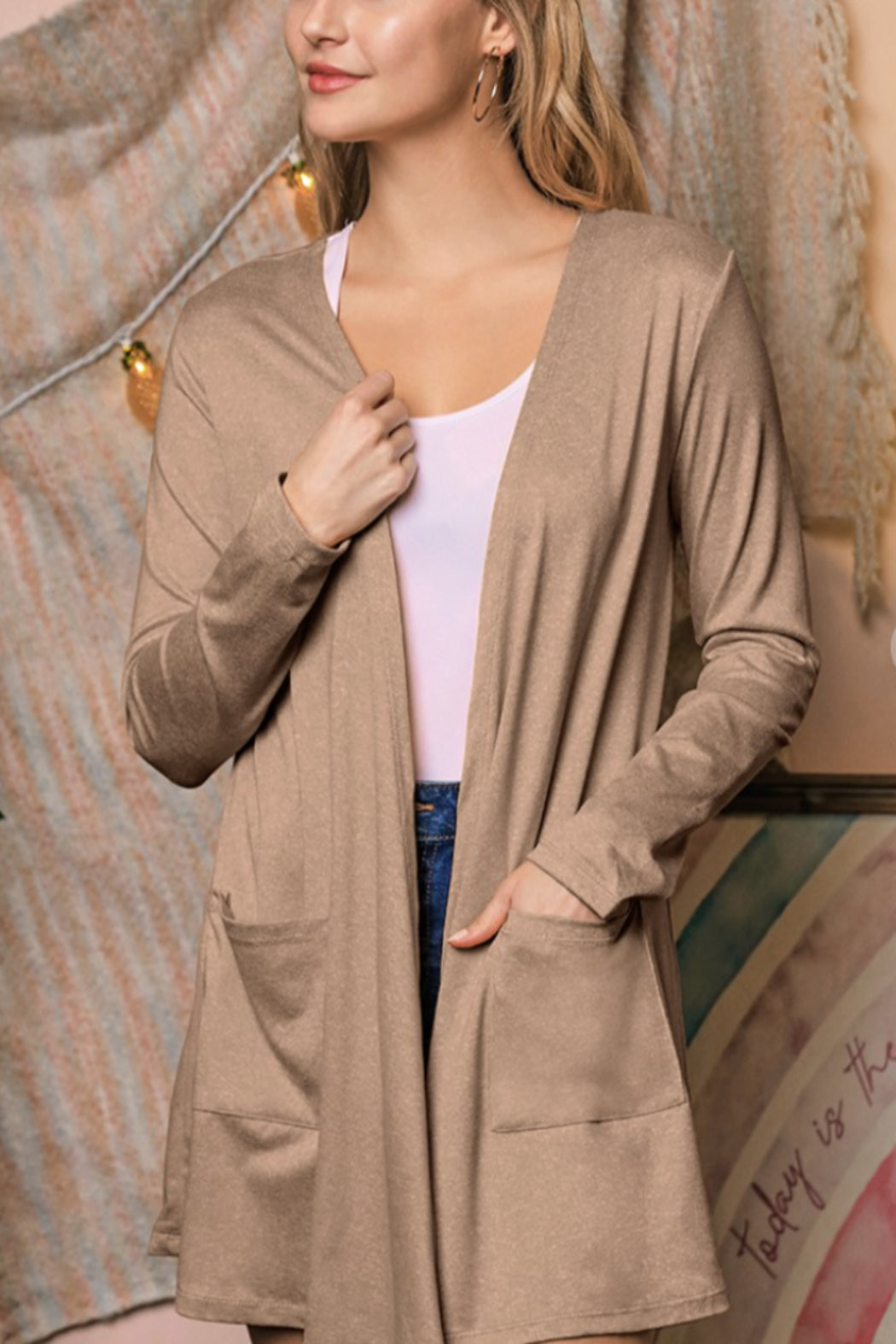 Loose Draped Cardigan