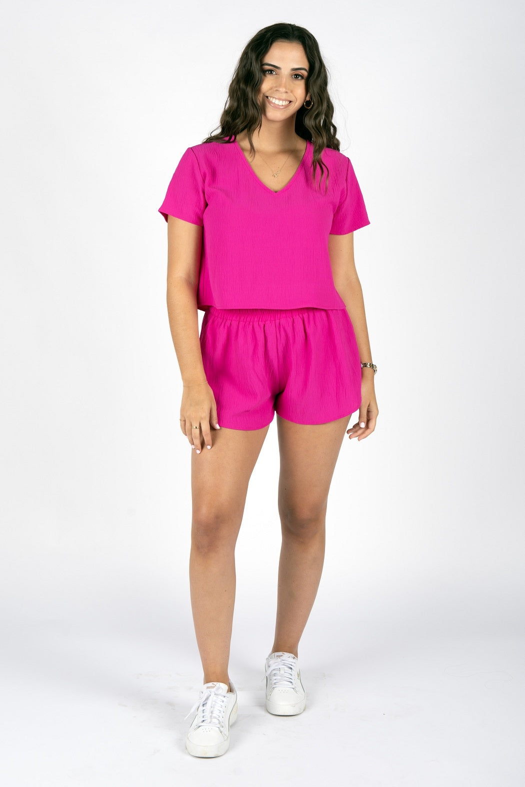 Fuchsia White Sands Set