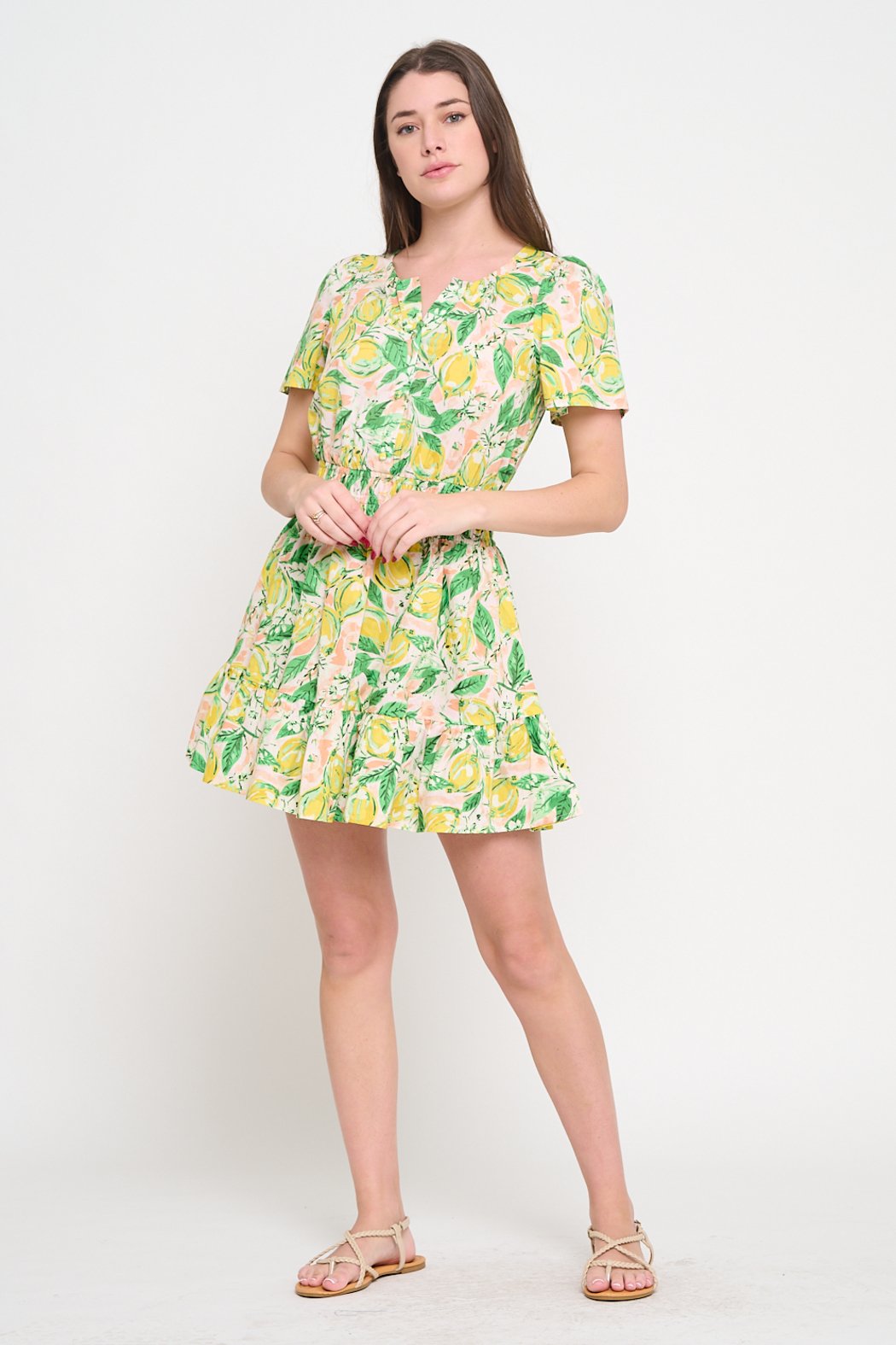 Lemon Grove Bliss Short Dress