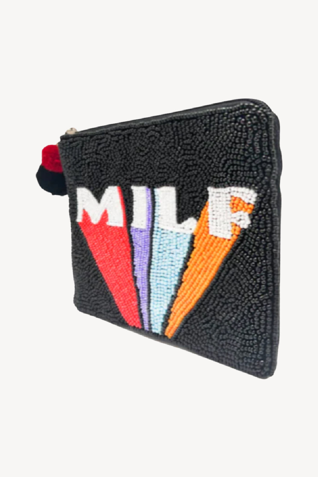 MILF Beaded Pouch