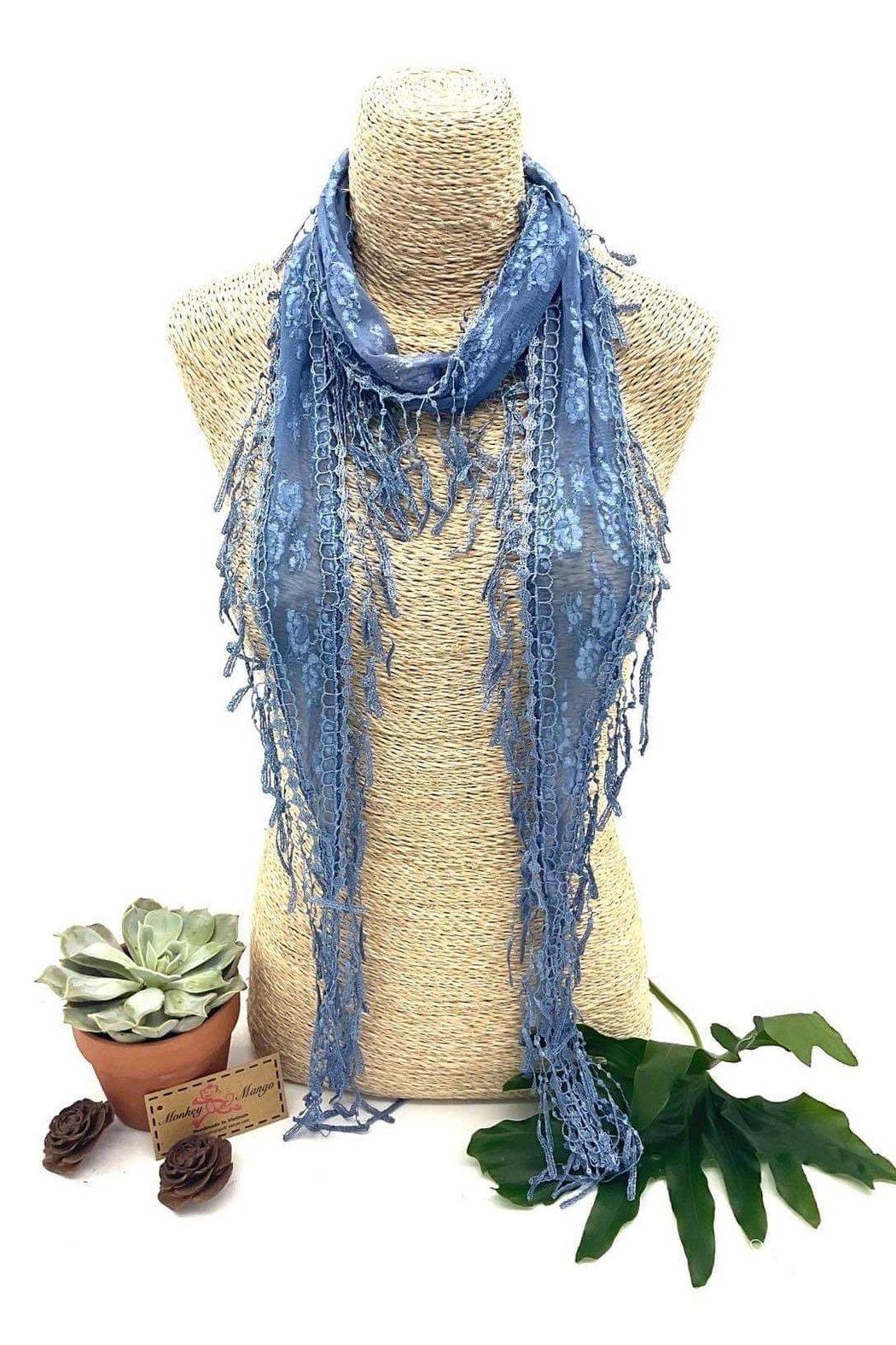 Floral Lace Scarf