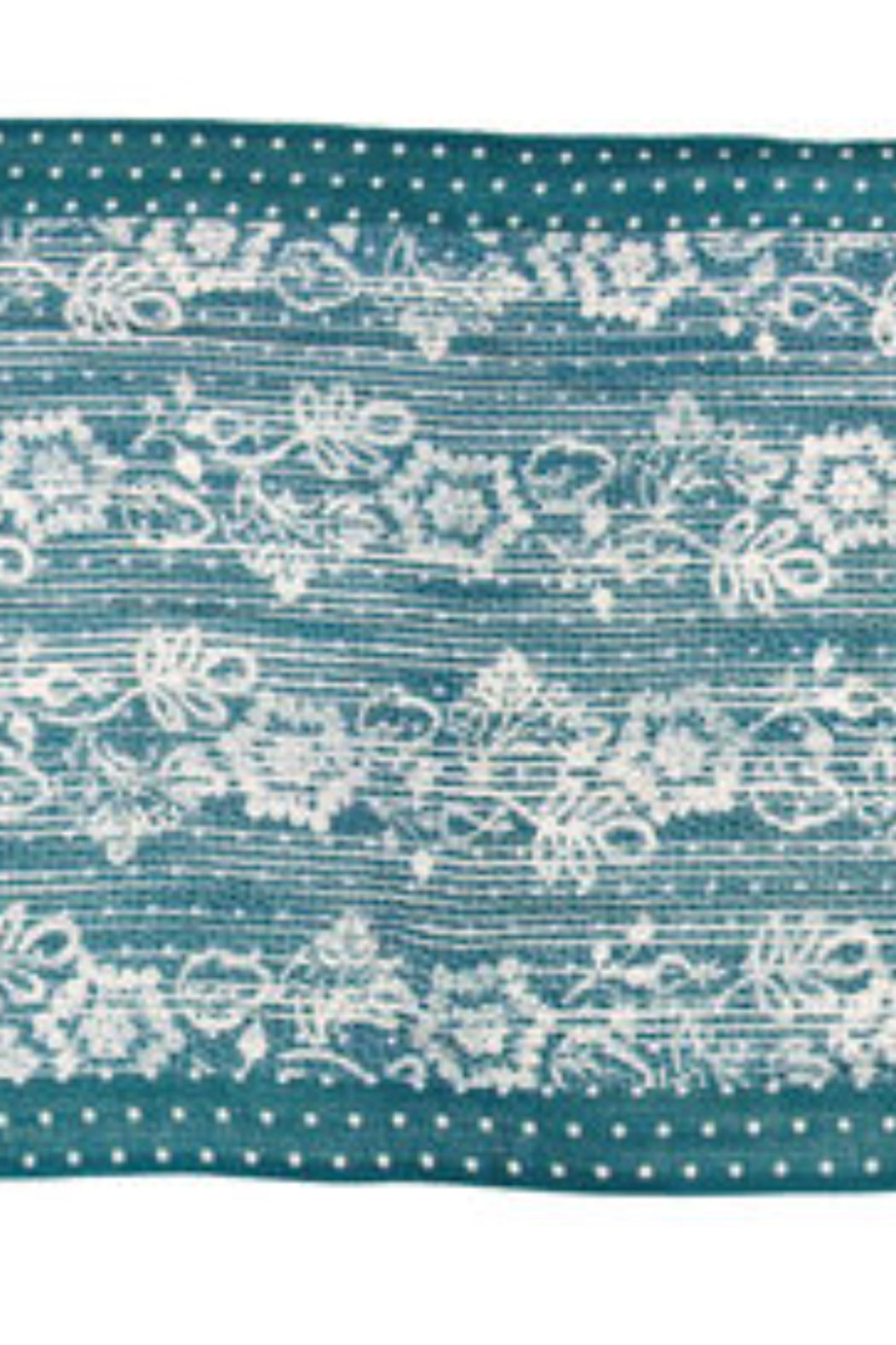 Multi Pattern Bordered Scarf