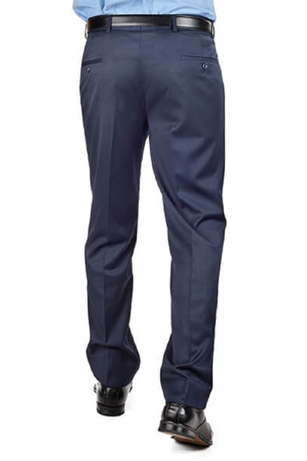 Navy Blue Slim Fit Dress Pants