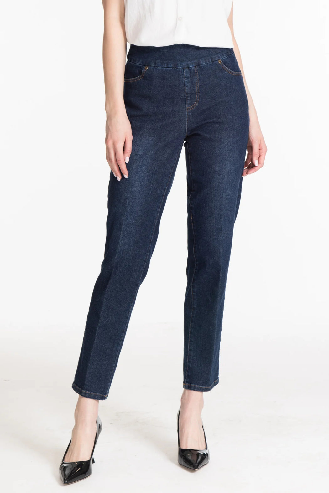 P/O ANKLE JEAN PANT W/REAL FRT & BK PKTS