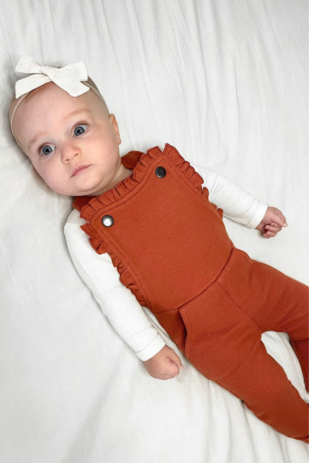 Paprika Ruffle Romper