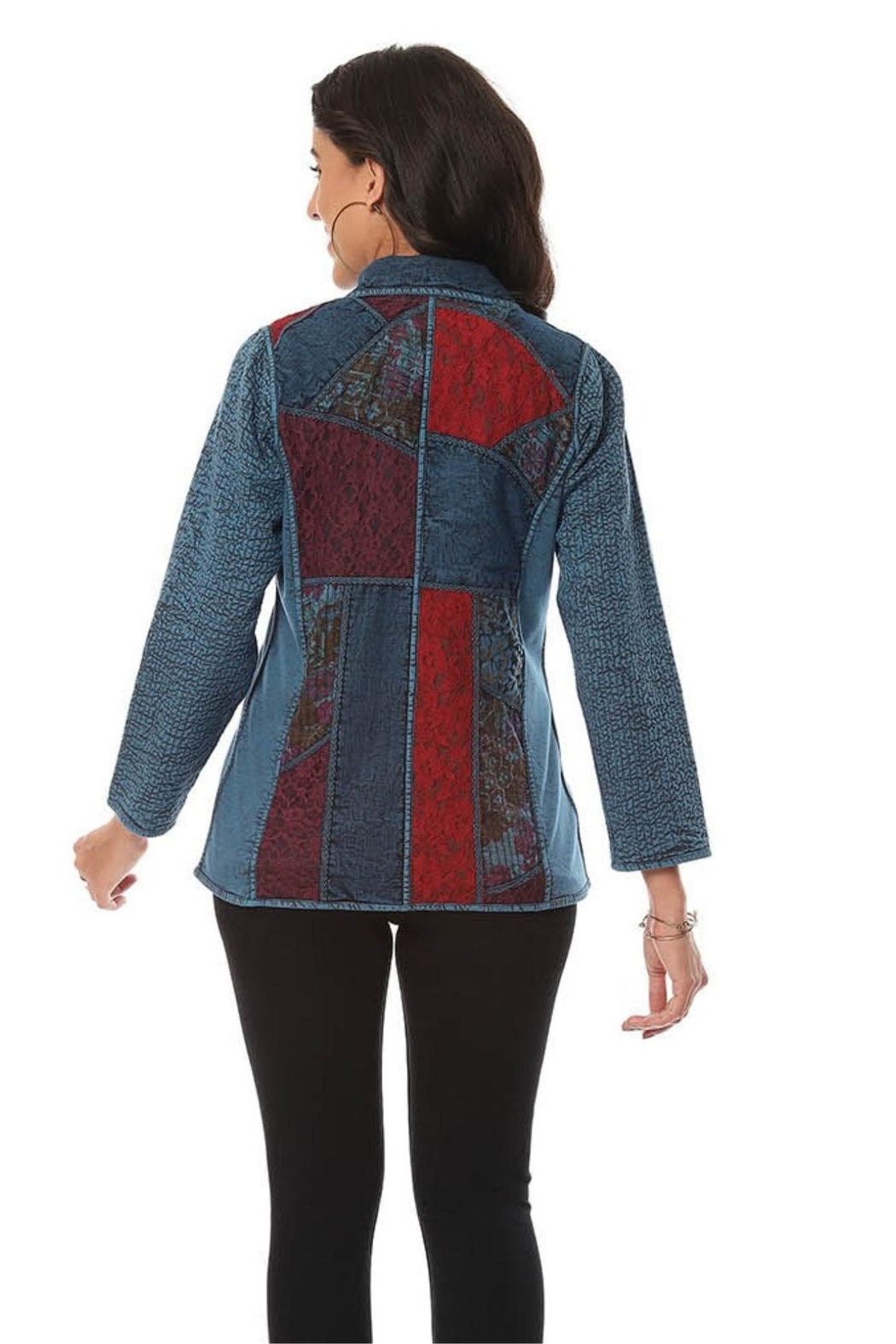 Patchwork Zip Jacket