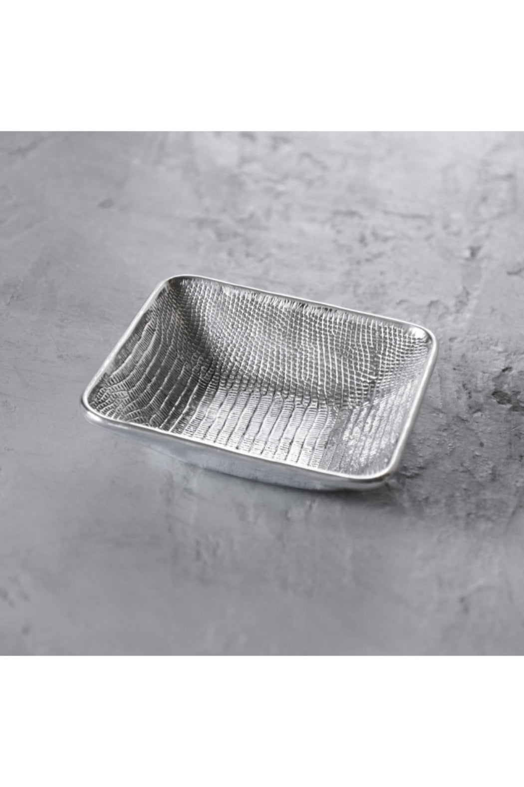 PIELES SNAKESKIN SQUARE BOWL-SMALL