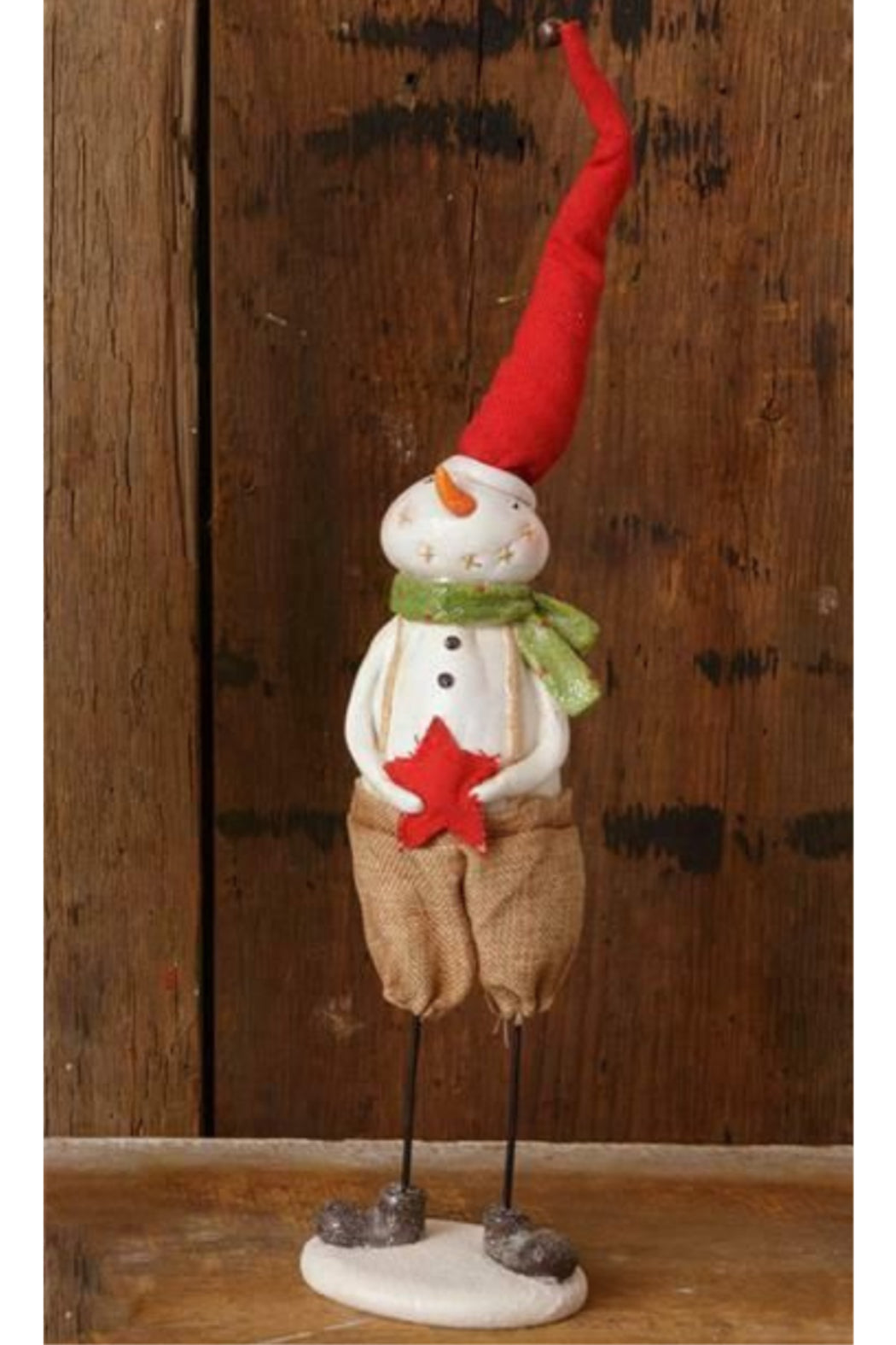 Primitive Country Pumpkin Snowman