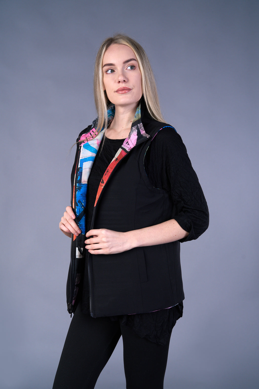 Artiste Reversible Puffer Vest