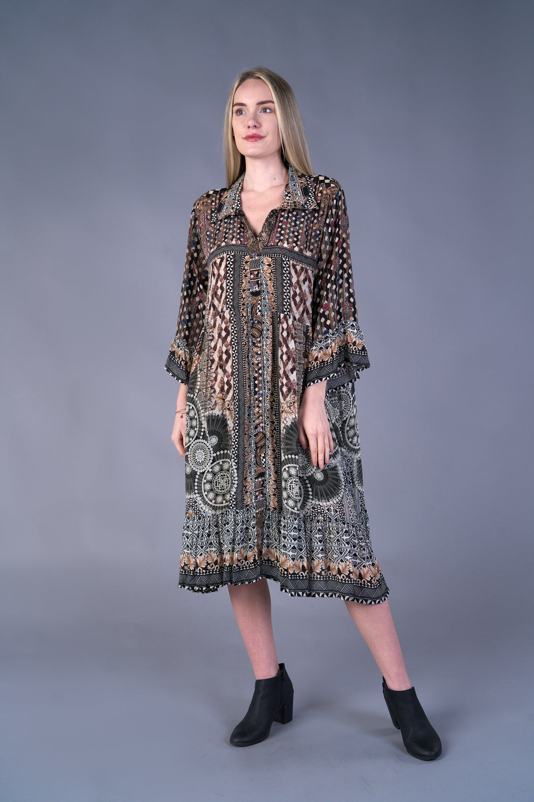 Colorful Empire Dress