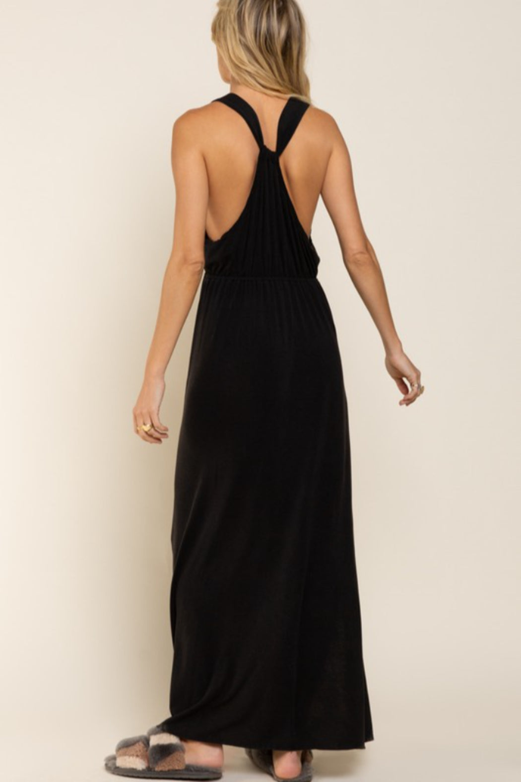 Solid Maxi Dress
