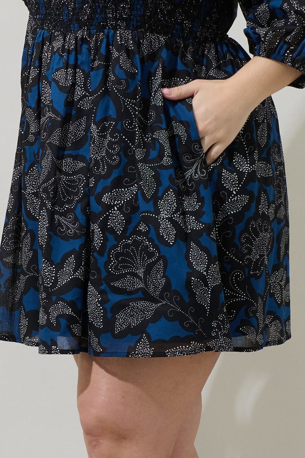 Aurina Smocked Mini Dress