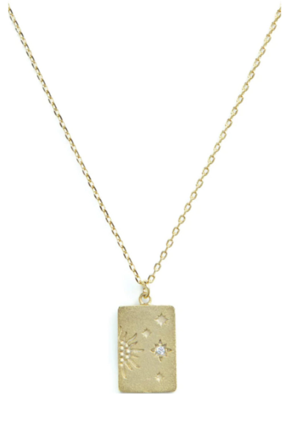 Sun and Starbursts Necklace