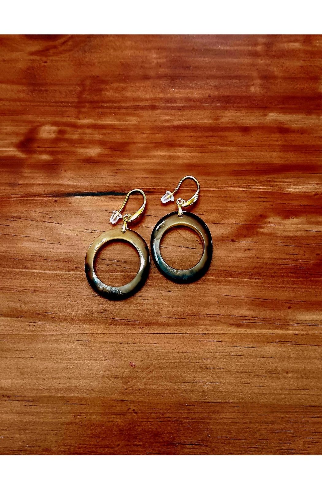 African Tribal Hoop-Earrings