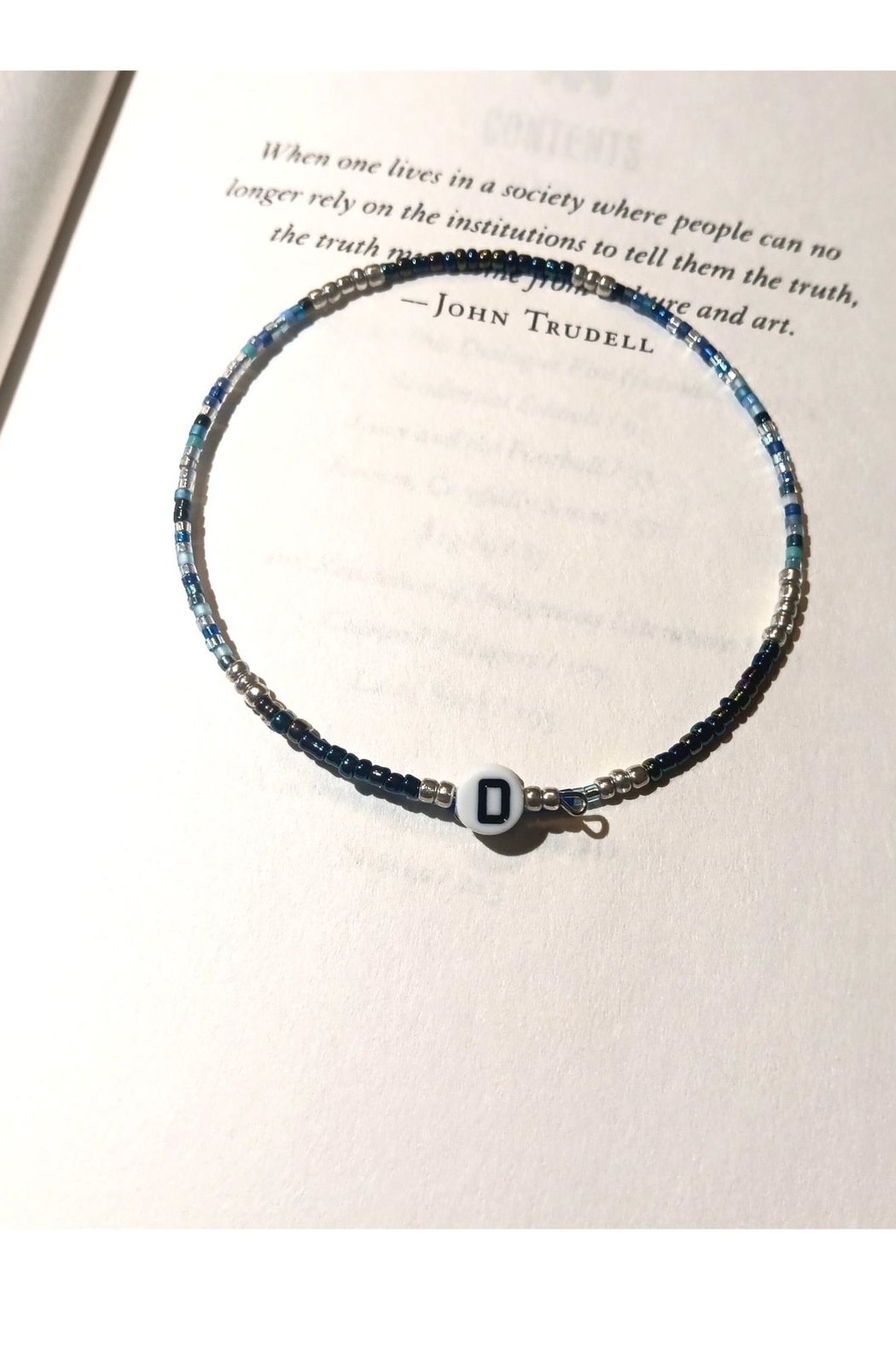 Letter Friendship Bracelet-D