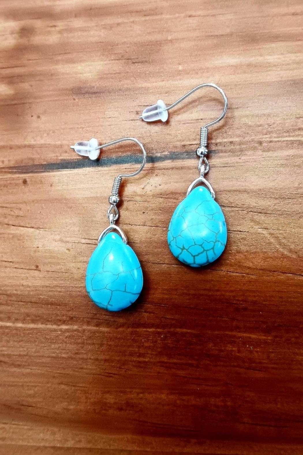 Teardrop Turquoise Earrings