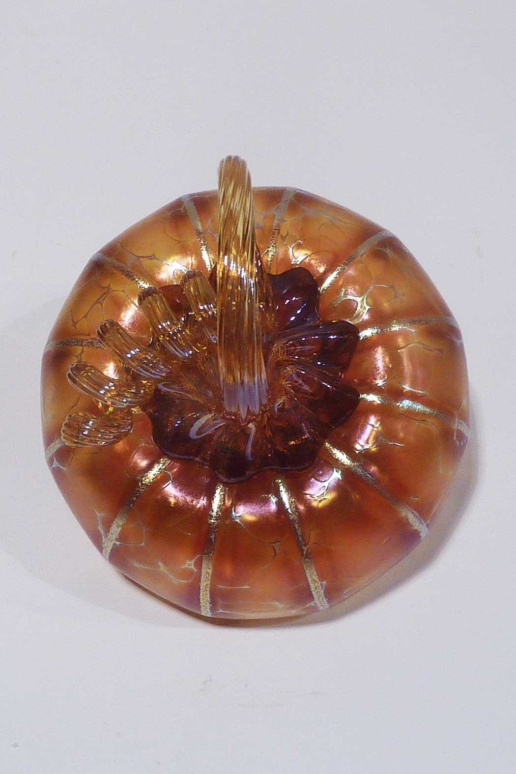 Golden Glass Pumpkin