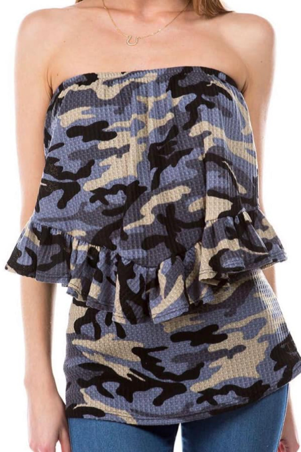 Ruffle Tube Top