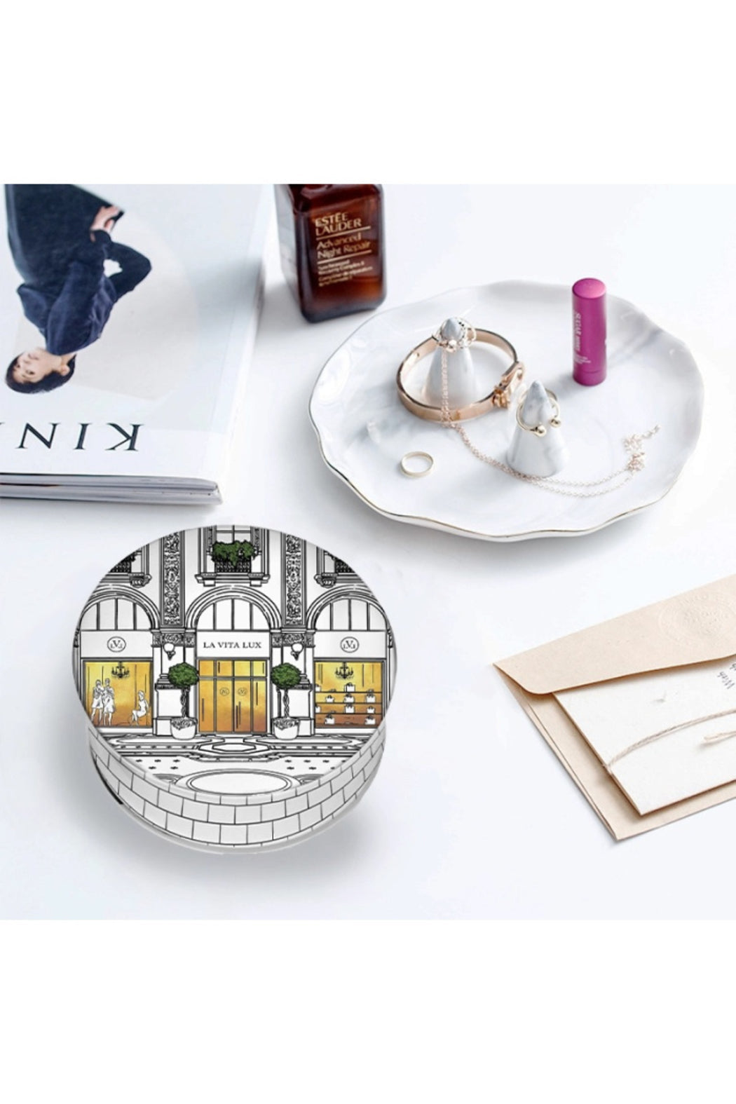 WINDOW SHOPPING-LV TRINKET DISH