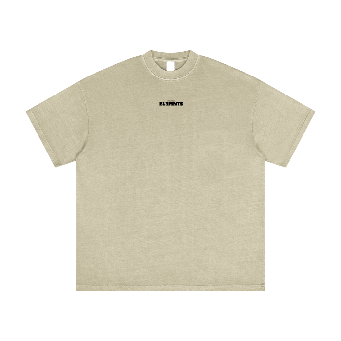 ESSNTIAL ELEMNTS Unisex Classic Snow Wash Tee