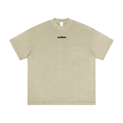 ESSNTIAL ELEMNTS Unisex Classic Snow Wash Tee
