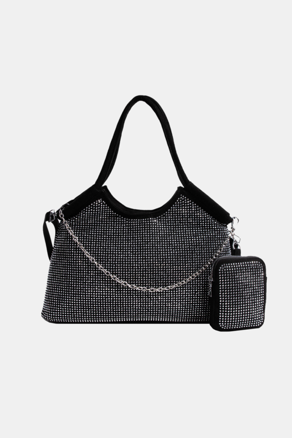 Glitter PVC Large Shoulder Bag