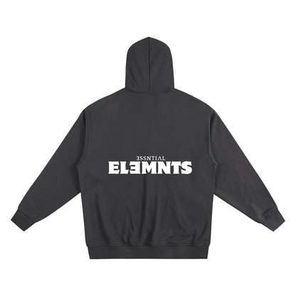 ESSNTIAL ELEMNTS Unisex 400G Heavy Zip-up Hoodie