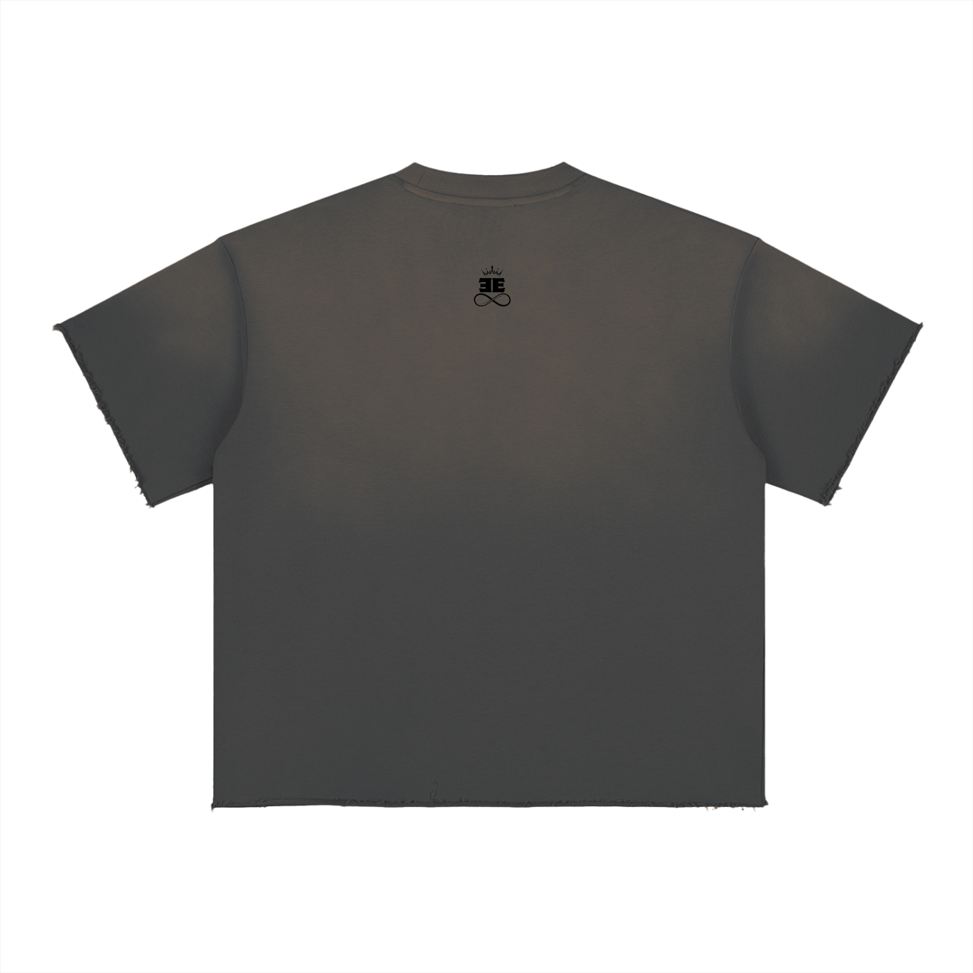 ESSNTIAL ELEMNTS Unisex 350G Sun Fade Raw Edge Tee