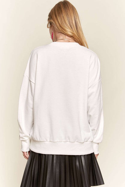 Western Glam Rhinestone Boot Sweatshirt