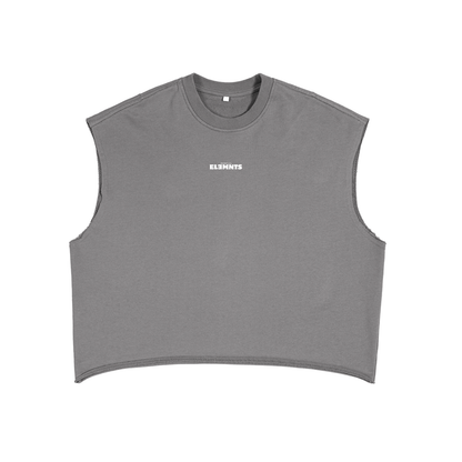 ESSNTIAL ELEMNTS Unisex 340G French Terry Boxy Tank Top