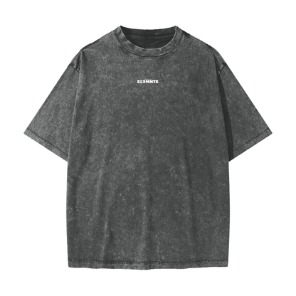 ESSNTIAL ELEMNTS Unisex 285G Heavy Snow Washed Tee
