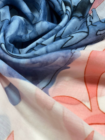 Light weight Cotton Viscose Blend Scarf For Women
